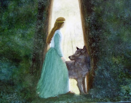 " Forêt" huile sur toile 40/50 cm